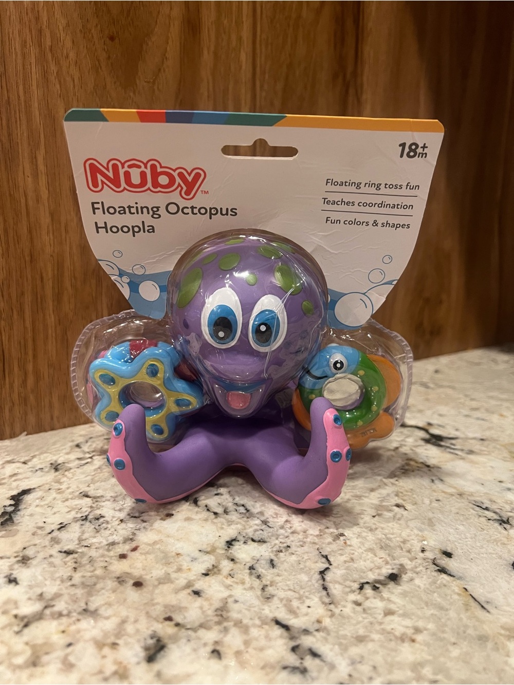 Floating Octopus Hoopla Baby Bath Toy